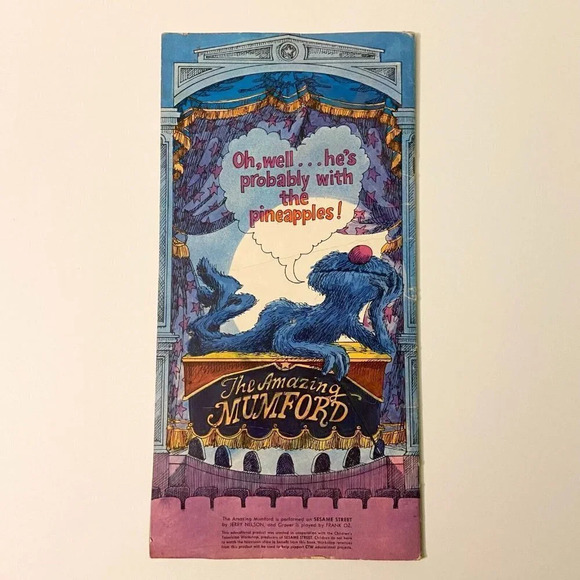 Vintage 1972 Sesame Street The Mumford and Grover Book Subtracting Trick - Picture 10 of 12